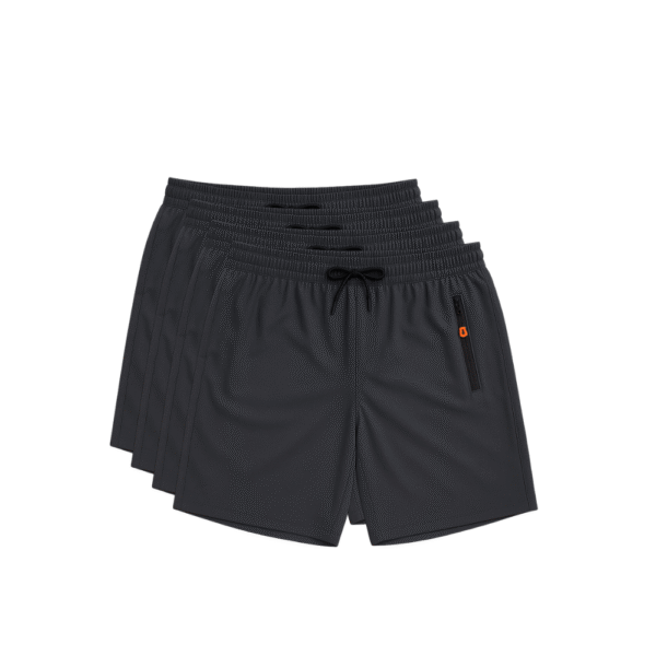 Kit 6 Bermudas DryFit Premium Performance, Secagem rápida, Bolso com Zíper e Ajuste Anatômico